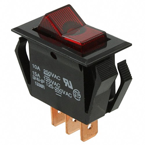 Amazon.com: Illuminated Rocker Switches RED 125 V NEON LAMP