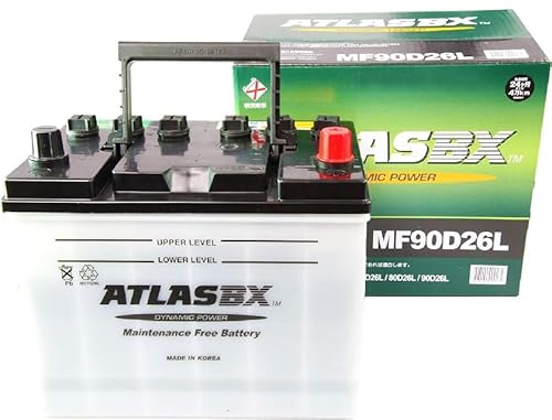 ATLAS BX 90D26L �A�g���X ���Y�ԗp �o�b�e���[ �W���ԑΉ� �݊� 48D26L 55D26L 65D26L 75D26L 80D26L 90D26L