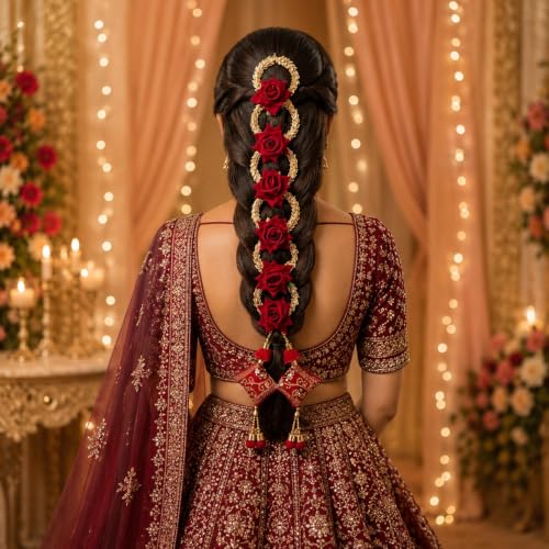Paranda tradicional para mujer accesorio de pelo de boda KULIA 3