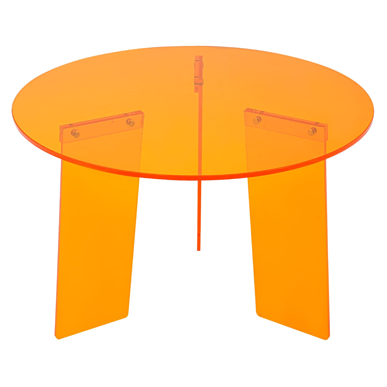 Crylic Coffee Table Modern Triangular Structure Circular Side Table Can Be Used As A Coffee Table Side Table