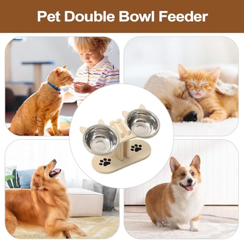Support réglable pour gamelle de chien et chat idéal pour maison multi-animaux