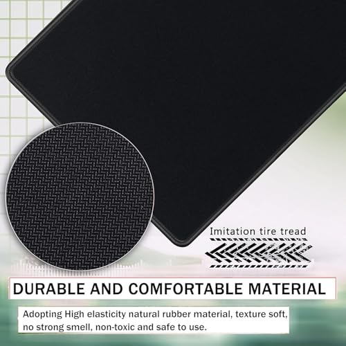 Image of Storite 600x300x2mm Large Extended Gaming Mouse Pad with Speed Type Non-Slip Rubber Base Mousepad, Desk Mat Stitched Embroidery Edge Mouse Mat - Finish What You Start Quote