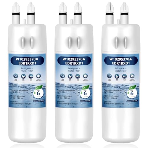 WRS325FDAM02 WRS325FDAM04 WRS315SDHM13 Water Filter 1 for Whirlpool WRS588FIHZ04 WRS321SDHZ08 WRS325SDHZ WRS325SDHZ08 WRS571CIHZ04 WRS555SIHZ06 WRS315SDHZ08 3 Pack