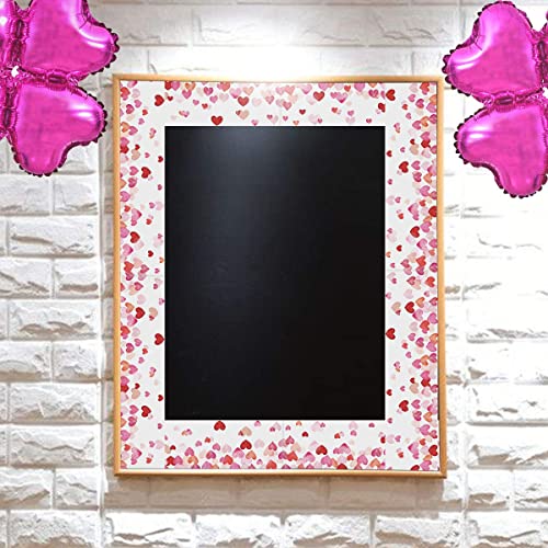 Valentines Day Bulletin Board Borders Water Color Heart Classroom Decorations #TOP4