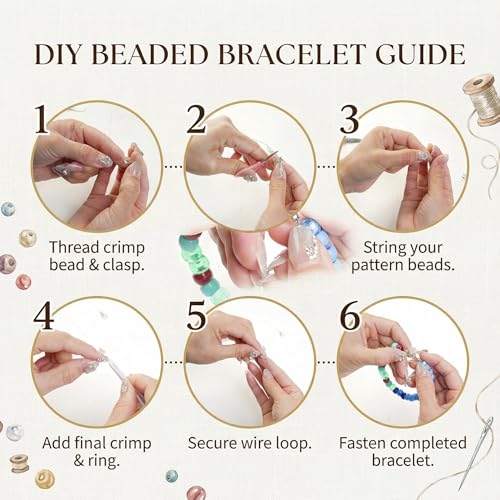 Pony Beads Kit, 4-Box Mega Set with UV Color Changing & Glow in The Dark Pony Beads (6x9mm, 3.5mm Large Hole), Includes Flat (4x7mm) & SquareAlphabet Beads for Bracelet Making (Four sets of boxes) by Veylo - Used condition - Image 5
