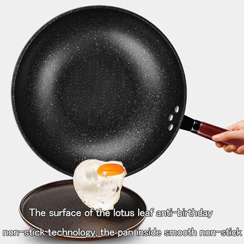 NOPIEJD Flatbodenbratpfanne, Geeignet Für Induktionskocher, 12 -Zoll -abnehmbare Nicht -Stick -bratpfanne, Nicht -Stick -pfanne Für Den Haushaltsgebrauch, Holzgriff Flacher Bodenpfanne 4 NOPIEJD Flatbodenbratpfanne, Geeignet Für Induktionskocher, 12 -Zoll -abnehmbare Nicht -Stick -bratpfanne, Nicht -Stick -pfanne Für Den Haushaltsgebrauch, Holzgriff Flacher Bodenpfanne