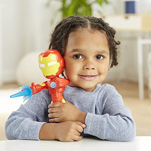Marvel Spidey And His Amazing Friends Supersized Iron Man Action Figure, 9-Inch Avengers Action Figures, Preschool Toys, Super Hero Toys For 3 Year Old Boys And Girls And Up #TOP2