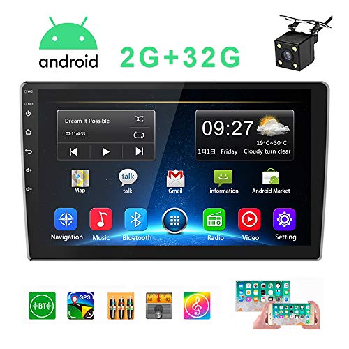 Double Din Car Stereo Android Car Radio with 9'' HD 1080P Touch Screen