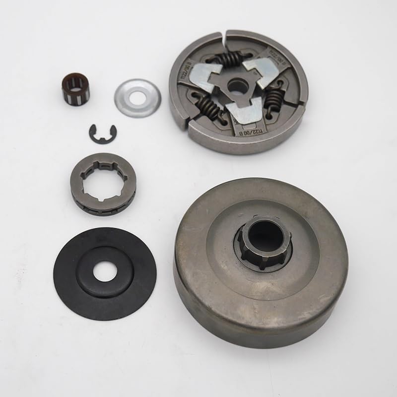 Piezas de jardín Kit de piñón de llanta de Tambor de Embrague de 3/8 "-7, Compatible con Stihl MS660 066 064 MS640 MS661 MS 660 640, repuestos de Motosierra de Gas Piezas de jardín