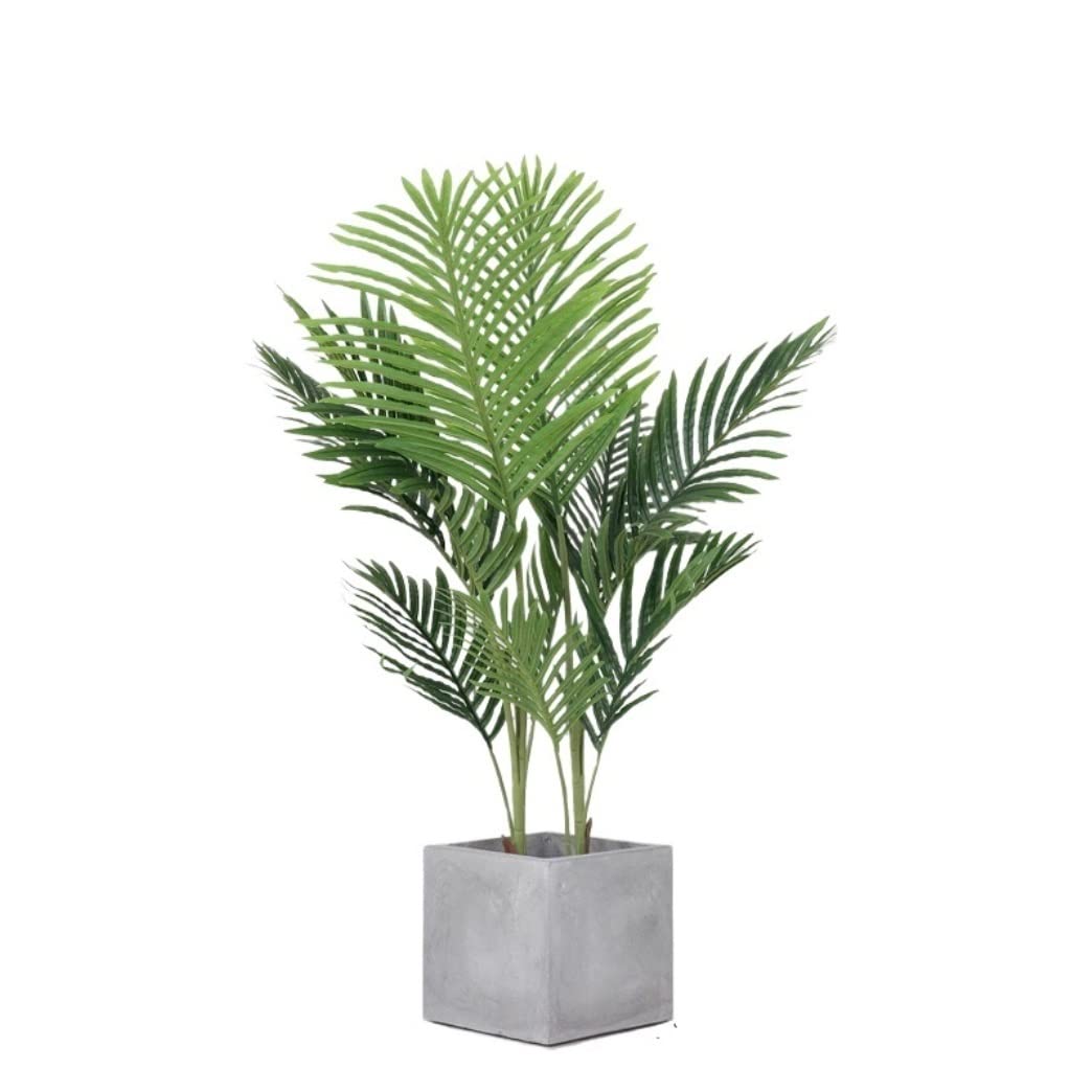 AYCDL Artificial Tree Plants Simulation Green Plant Fake Plant Living Room Potted Ornament Artificial Tree For Indoor Decoration Fake Plants Christmas Decor,C-110cm