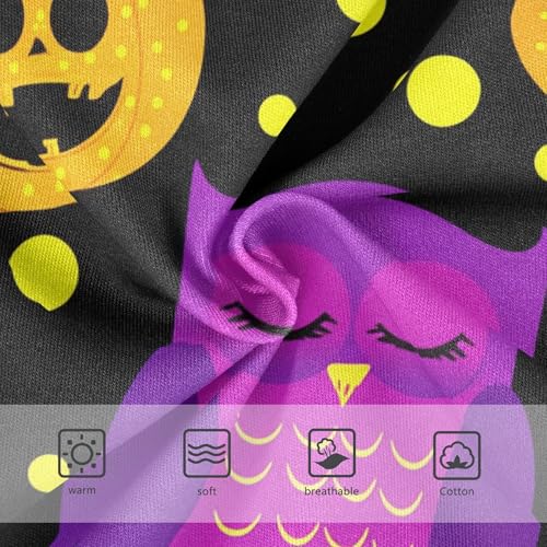 Animal Toddler Girls Underwear 2t Cotton Girl Panties Cute Cute Purple Owls Pumpkin Briefs Girls Undies3