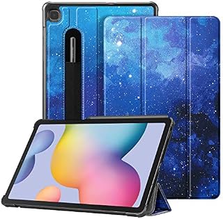FINTIE Case for Samsung Galaxy Tab S6 Lite 10.4 Inch 2022/2020 (SM-P610/P613/P615/P619) - Slimshell Lightweight Trifold Stand Cover with S Pen Holder, Auto Wake/Sleep, Starry Sky