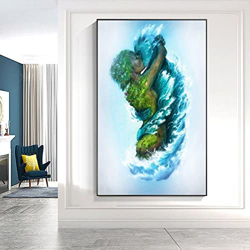 Peinture mur art décor à la maison pour habiller un mur vide