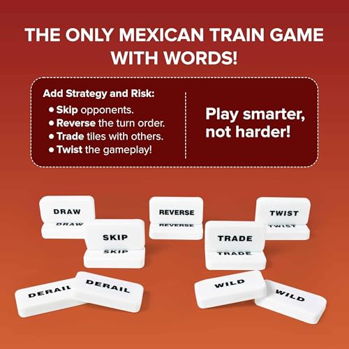 Set Deluxe de Dominó Mexican Train con Fichas de Acción miniatura 3