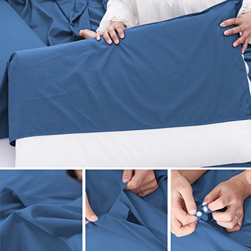 SOMOYA Sleeping Bag Liner Lightweight Portable Foldable Travel Sheet Sack miniatura 3
