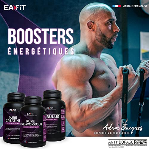 Eafit Pure Creatine - Améliore les capacités physiques en musculation - 3g de Créatine Monohydrate par jour - Force, Performance - Efforts intenses, Prise de muscle, sport - Récupération - 90Gélules – Image 4