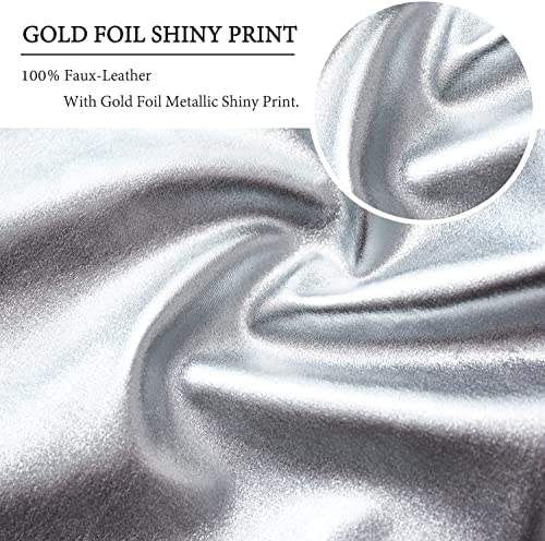 Eucior Silver Pillow Covers,Silver Pillows Decorative Throw Pillows,Silver Pillow Covers 18X18,Silver Pillows Pack Of 2,Silver Throw Pillows,Silver Decorative Pillows For Sofa Bedroom Car(Silver) #TOP3