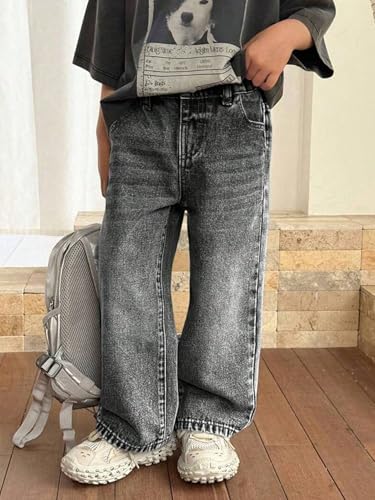 Image of Lymio Junior's Boys Jeans Pant | Kids Jeans for Boys | Denim Baggy Pants | Loose Fit Casual Trousers for Children (LK-50-51)