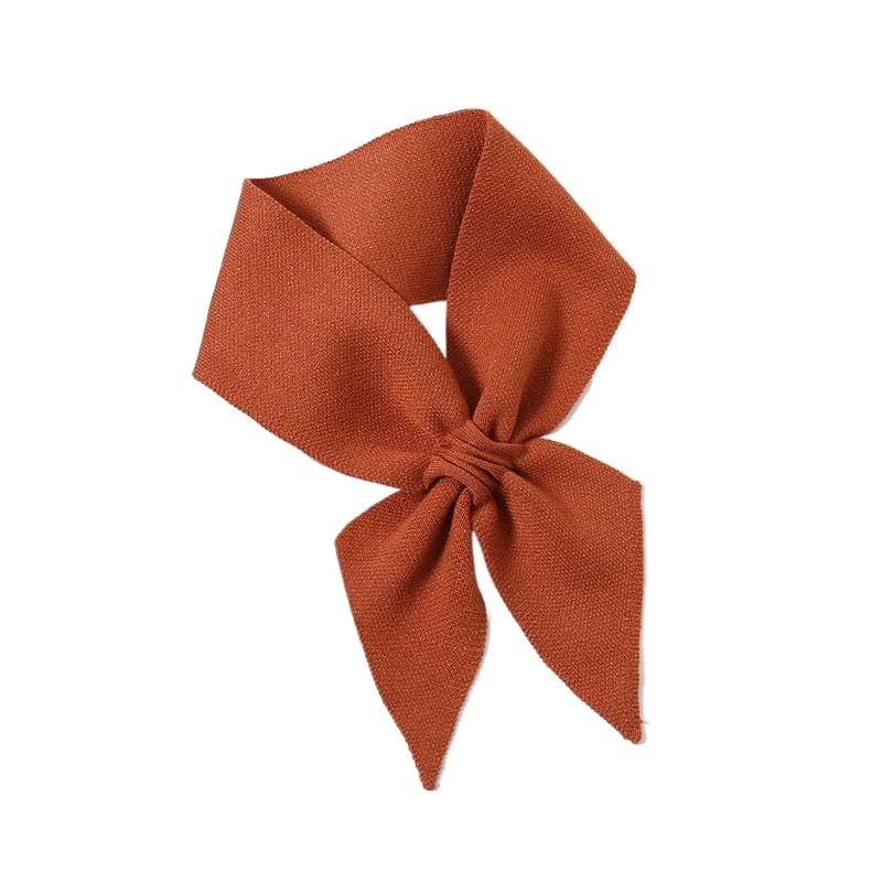 Knitted Scarf for Women Pull-Through Short Neckerchief Warm Collar Scarf Neck Warmer for Spring Fall Winter