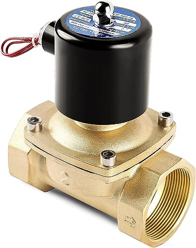 Électrovanne laiton 1/2 coupure fuite eau action directe 12V fermée - 2