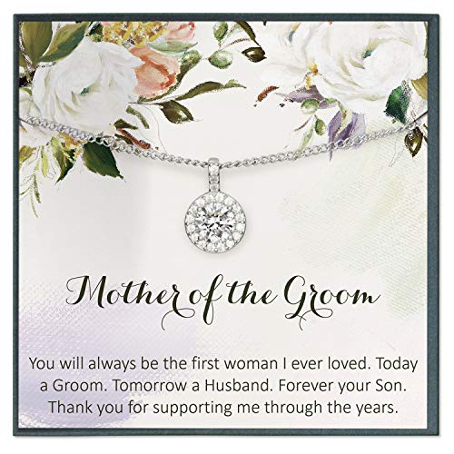 Mother of The Groom & Bride Gift for Future Mother in Law & Bonus Sister Necklace