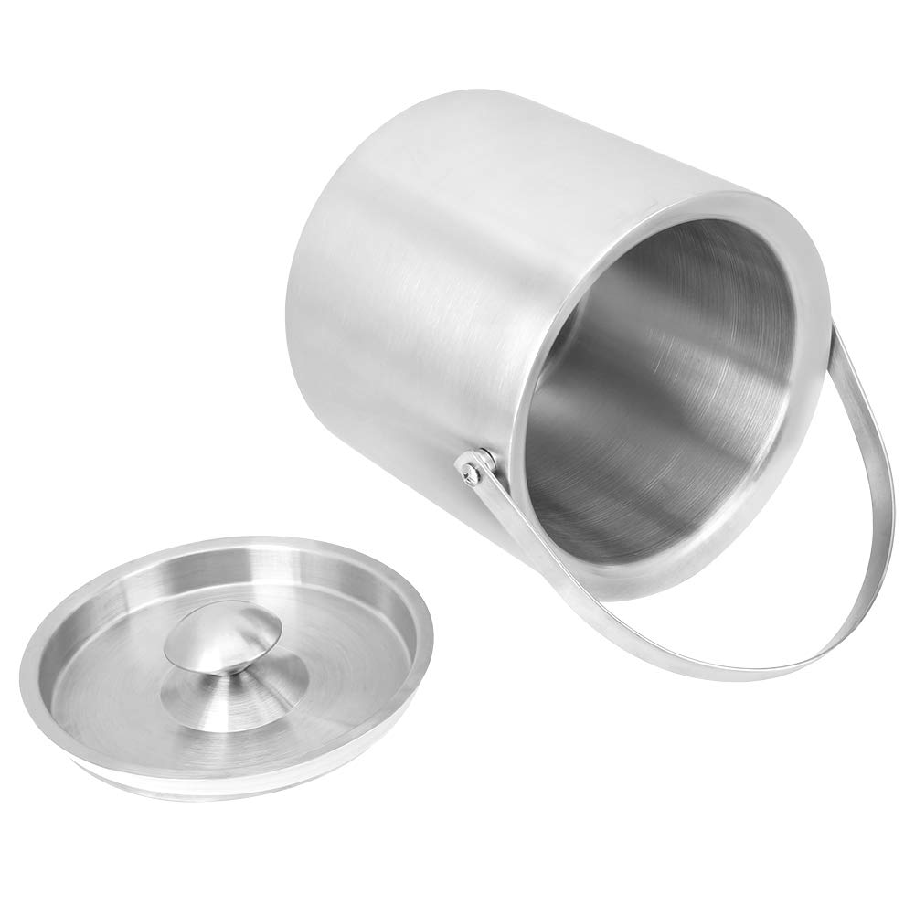 Enfriador De Botellas De Vino Con Aislamiento De 3 Litros, Cubo De Hielo De Acero Inoxidable, Sofisticado Barril De Cerveza Con Asa Para Barbacoas, Fiestas, KTV, Clubes, Restaurantes