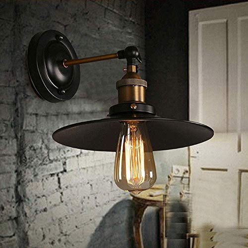 Lámpara de pared retro ajustable de 180° para lectura 3