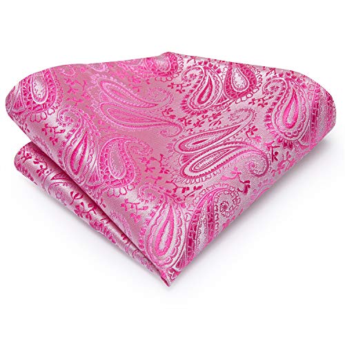 Image of Hi-Tie Men's Silk Ties Formal Woven Classic Necktie Pocket Square Cufflinks Lapel Pin Set Wedding Business