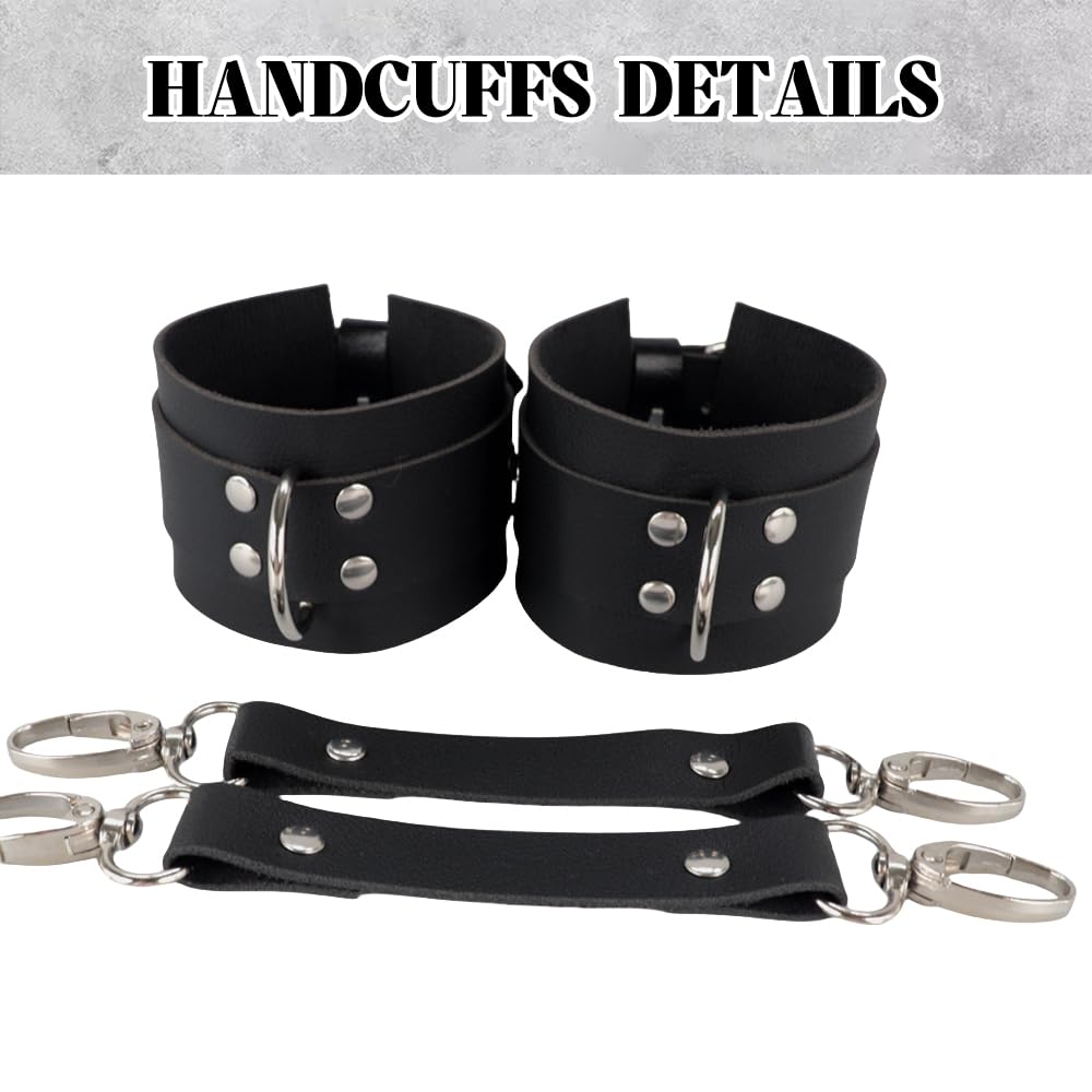 Harnais Femme Punk Sangles de Poitrine en PU Cuir avec Collier Gothique Sexy Lingerie Réglable pour Rave Boîte de Nuit Cosplay(Noir#2)