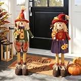 Juegoal 2 Pack Fall Scarecrows