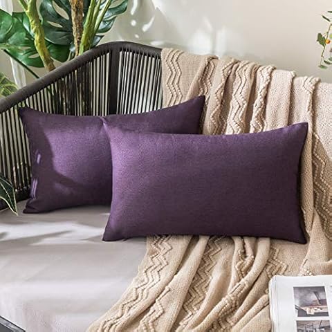 MIULEE Waterproof Outdoor Cushion Covers Set Cover