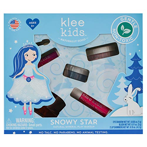Luna Star Naturals Klee Kids Natural Mineral Makeup 4 Piece Kit (Snowy Star)