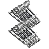 KUENTAI ハンガー ステンレス 100本 35cm 頑丈 すべらない こども 洗濯 ズボン 収納