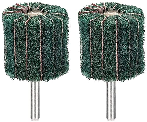 XYWHPGV 1.6 x 1.6 x 1/4 Inch Rod Mounted Flap Wheels Polishing Polishing Wheels 2pcs (4997a ea5fb 676f8 c1f15 77acd d65f6