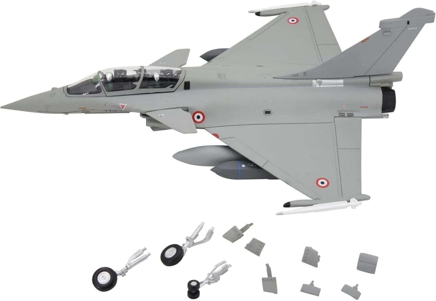 Alloy French Air Force Rafale B Fighter Model 1:72 Scale, Alloy Aircraft Toy for Collection Displaying new