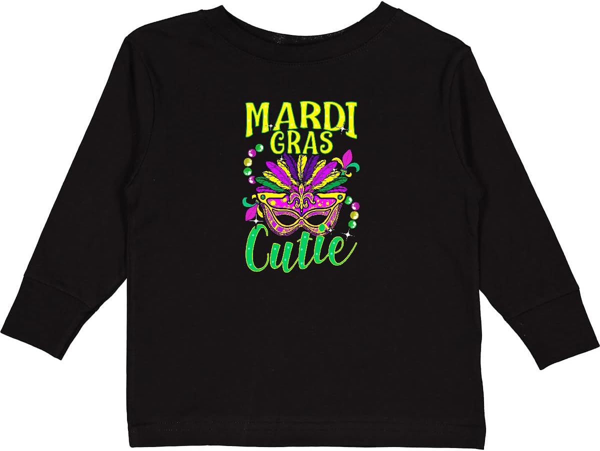 Mardi Gras for Girls Toddler Long Sleeve T-Shirt