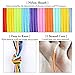MONOBIN Micro Paracord Kit with Instructions, 10 Colors 20FT 2MM Paracord Combo Kit with Beads for Making Bracelets, Lanyards