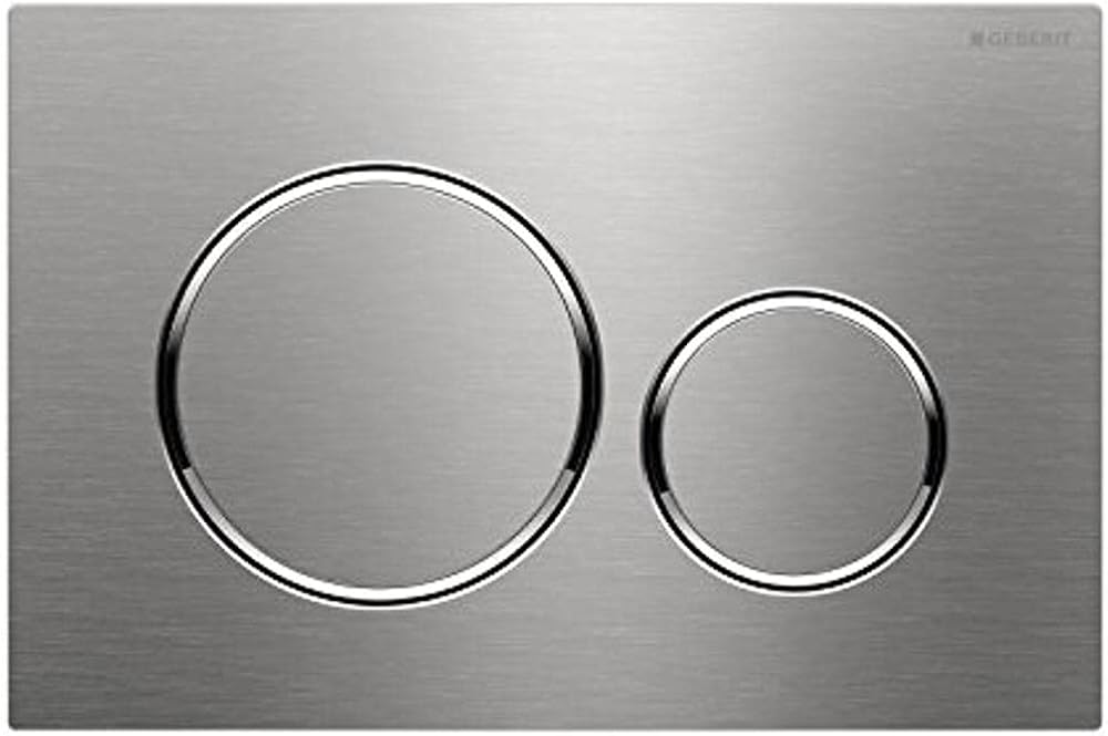 Geberit placca di comando per risciacquo a due quantità sigma 20 115.882.SN.1