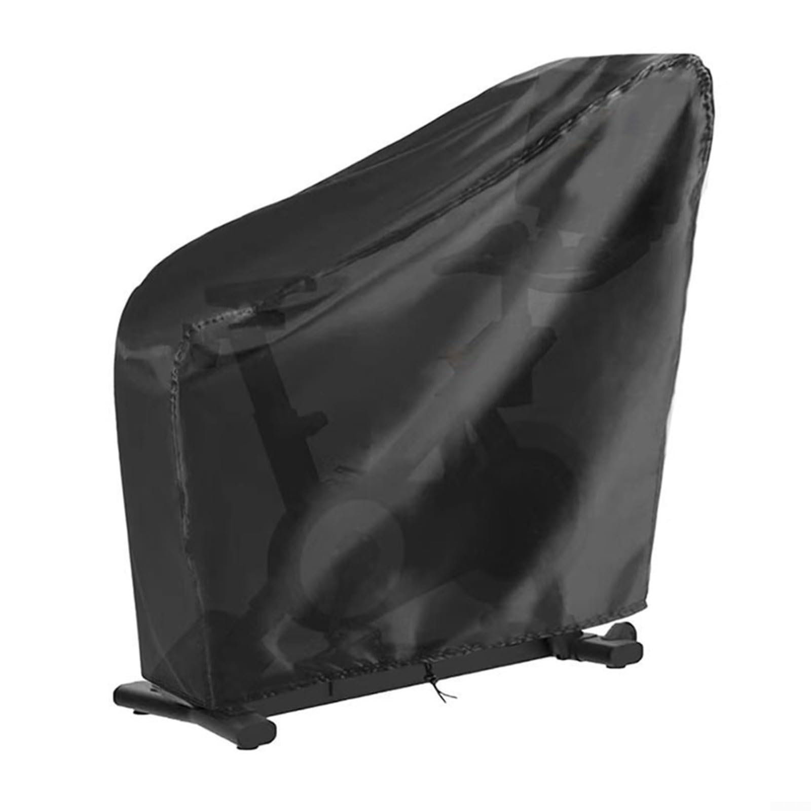 GANCEI Heavy Duty Waterproof Exercise Bike Cover In 210D Oxford Fabric Featuring Windproof Drawstring For Dust And Rain Outdoor Storage(129 * 61 * 116/145CM)