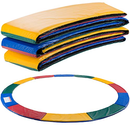 Arebos Trampolin Randabdeckung Federschutz Ø 396 cm | Trampolin Randschutz | Trampolinzubehör aus PVC und PE | Reißfest | Federabdeckung 100% UV-beständig & wasserabweisend | Bunt