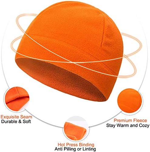 TopTie Men's Fleece Hat Lightweight Soft Warm Winter Beanie Skull Cap, 7 Colors - Image 5