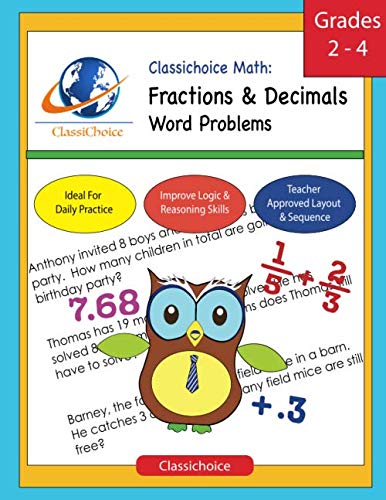 Classichoice Math: Fractions & Decimals Word Problems