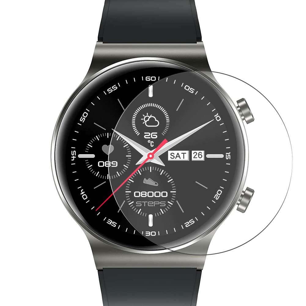 3 Pack Tempered Glass Screen Protector Film, compatible with AiMoonsa C9 Smart Watch smartwatch Protectors Guard