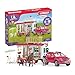 Produktbild SCHLEICH Horse Club | Campingtrip mit dem Wohnwagen 72205 | Spielset aus Wohnwagen, SUV, 2 Figuren, Pferd & Hund Pferde Zubehör | Spielzeug ab 5 Jahren | 113 Teile | exklusiv bei Amazon