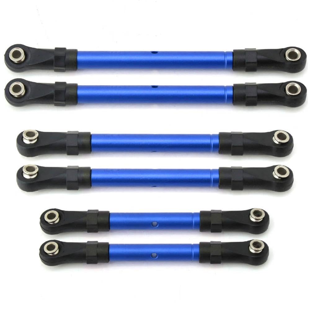 Set di tenditore per 1 Auto RC a 10 Compatibile con Hoss e 4x4 Modelli di collegamento Steringer Aggiorna parti(Blue)
