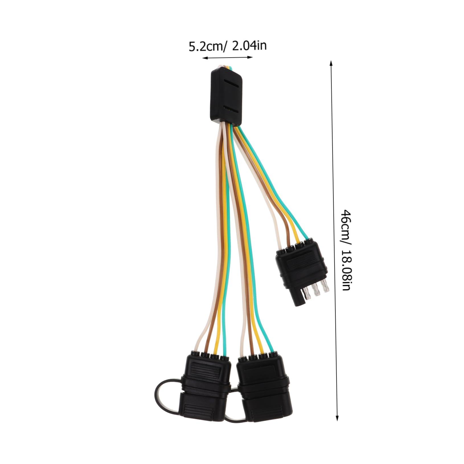 Unomor Simple Setup Trailer Harness 4 Pin Connector for Reliable Car Lighting