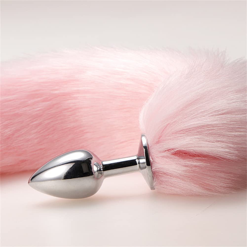 Jinqian Stainless Steel Plug with Fox Tail Fox Ears Headband Gag Set Cat  Fox Tail Butt Plug Bondage Dildo Ball Sexy Cosplay SM Erotic Sex Toy for  Women Couples (Black) : Amazon.de: