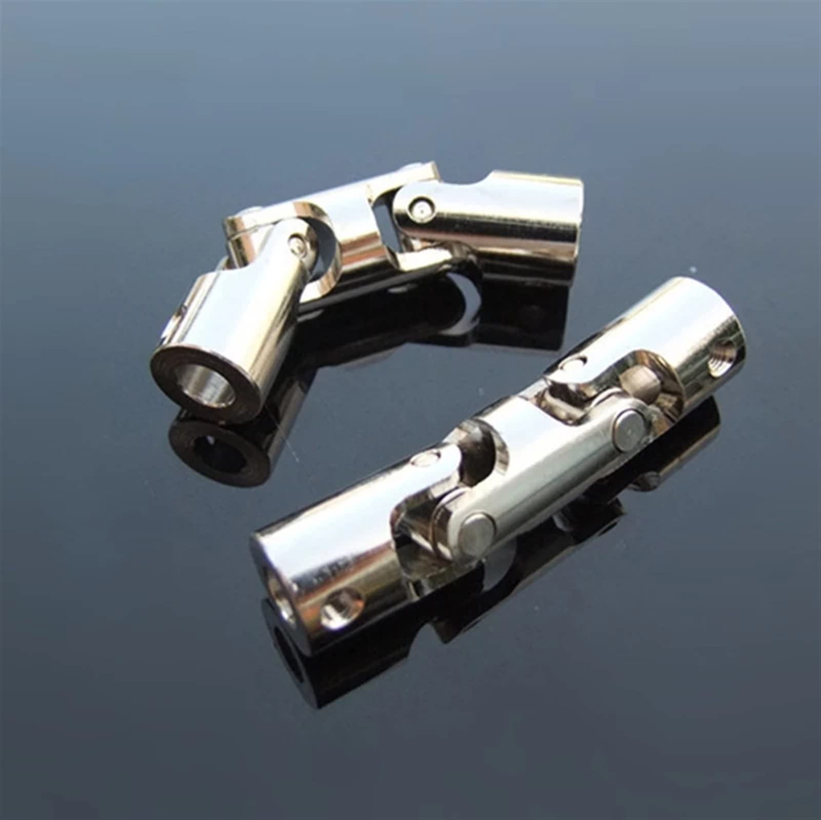 Acoplamiento de junta universal, Acoplamiento de metal universal 10 mm, 12 mm, 15 mm, 20 mm, para barco, coche, eje de transmisión, conector de motor (15 mm-15 mm)