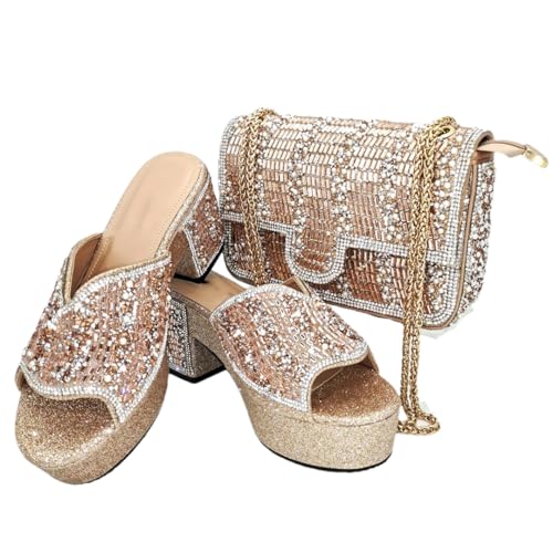 Ensemble élégant à talons hauts Nigeria Fashion pour femme style décontracté chic
