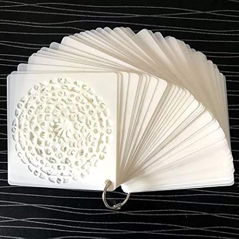 Juego de 48 plantillas de mandala reutilizables Yulakes Cover